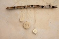 Talisman EVIL EYE aus Aluminium