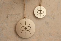 Talisman EVIL EYE aus Aluminium