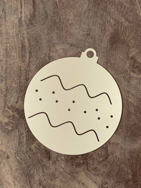 Подвеска ORNAMENT золото - 8 см
