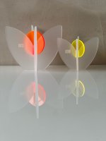 BLÜMLI TO GO MAGGIE Blumen aus leuchtendem Acrylglas