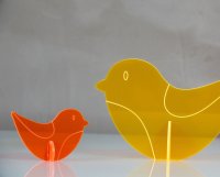 POPPY der leuchtende Acrylglas Vogel