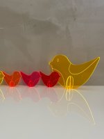 POPPY der leuchtende Acrylglas Vogel