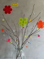 JOY Blümchen-Anhänger aus leuchtendem Acrylglas