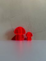 EDDY der leuchtende Pilz aus Acryglas