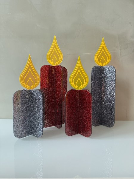 GLITZEREDITION von BURNY TO GO | Kerze aus funkelndem Acrylglas