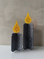 GLITZEREDITION von BURNY TO GO | Kerze aus funkelndem Acrylglas