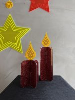 GLITZEREDITION von BURNY TO GO | Kerze aus funkelndem Acrylglas