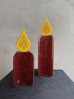 GLITZEREDITION von BURNY TO GO | Kerze aus funkelndem Acrylglas