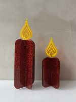 GLITZEREDITION von BURNY TO GO | Kerze aus funkelndem Acrylglas