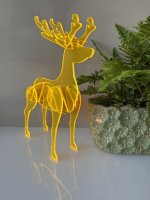 HELMUT der Hirsch aus leuchtendem Acryglas