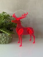 HELMUT der Hirsch aus leuchtendem Acryglas