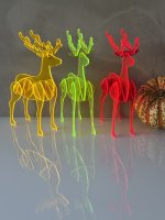HELMUT der Hirsch aus leuchtendem Acryglas