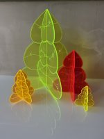 ANNE the Fir made of glowing acrylic glass