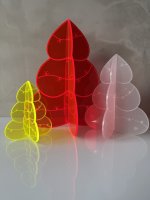 ANNE the Fir made of glowing acrylic glass